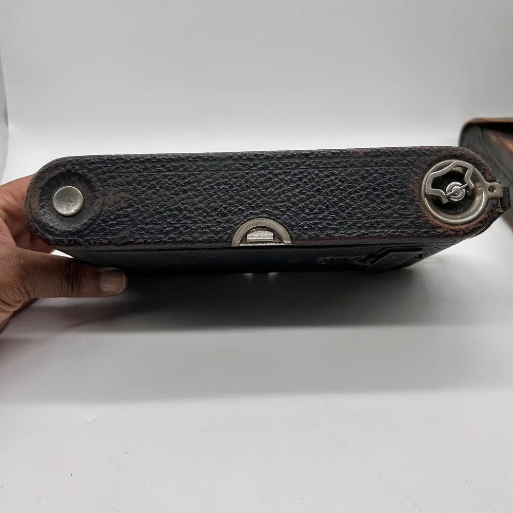 Vintage 1910-1915 Kodak No 3A Autographic Folding Pocket Camera & Case Model‎ C